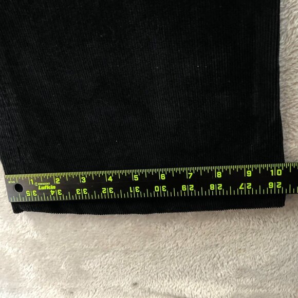2 Steve & Barry's Classic Corduroy Womens Pants Size 10R Lot Of Two Black Flare - Picture 7 of 16